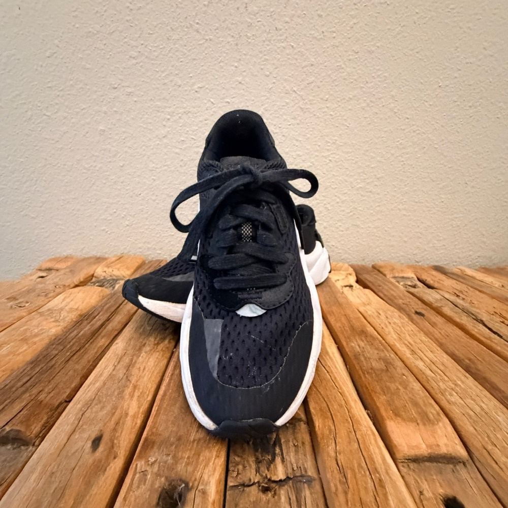Sorel Kinetic RNEGD Lace Sneakers Black White Mesh Chunky Shoes  Womens 7